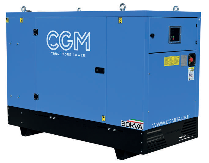 ELECTROGENERADOR INSONORIZADO 18 kVA — MOTOR YANMAR — ALTERNADOR LEROY SOMER